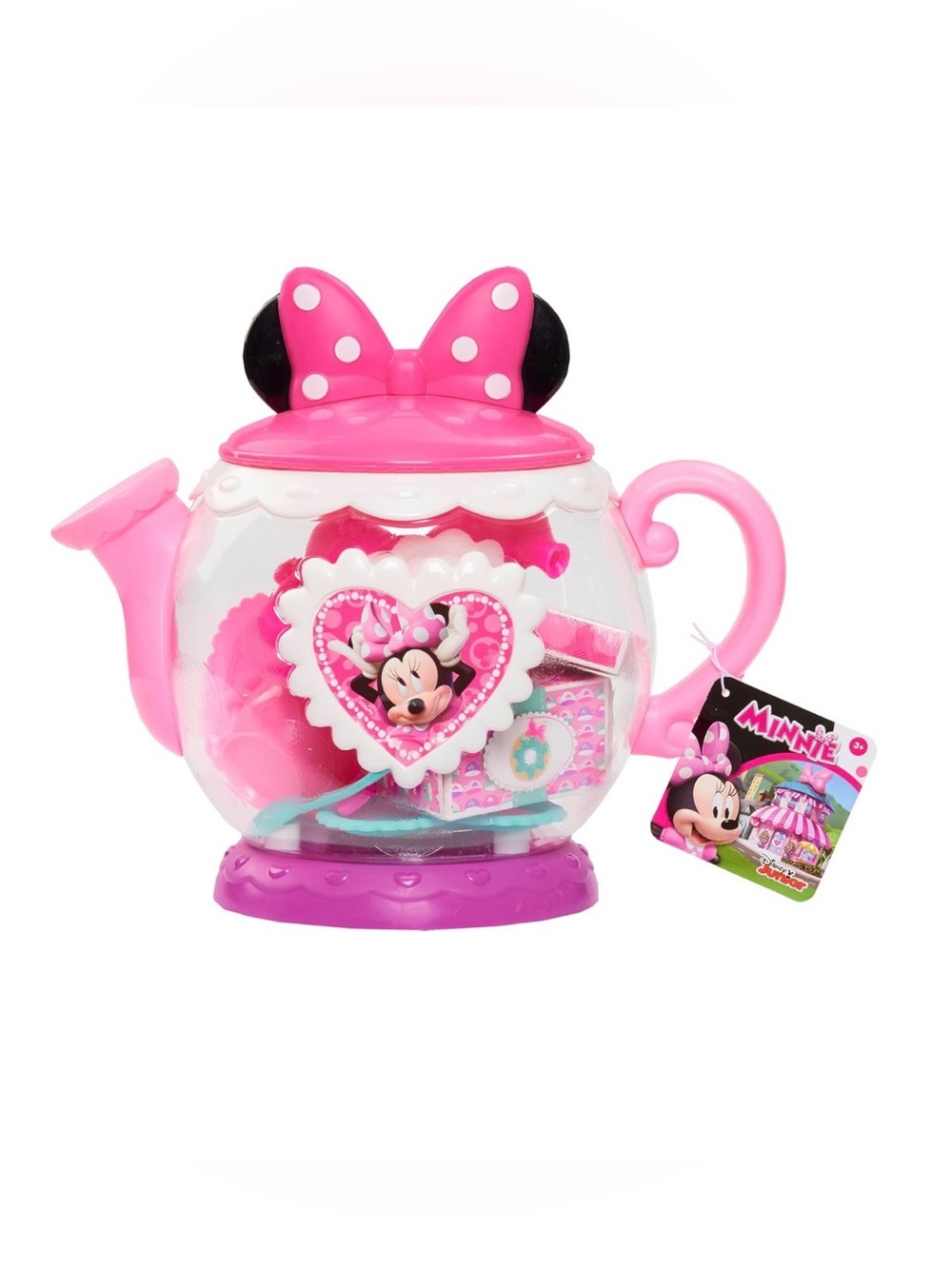 NWT-Disney Junior Minnie Mouse 16-Piece Terrific Teapot Set